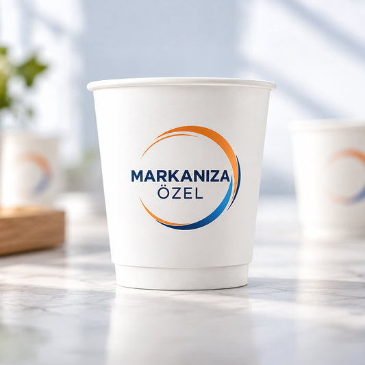 Özel Baskı Karton Bardak 7 Oz