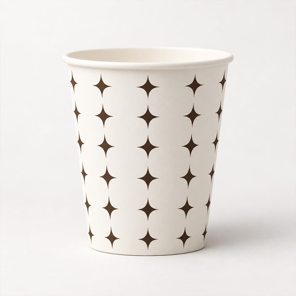 Yıldız Desenli Karton Bardak 7 Oz